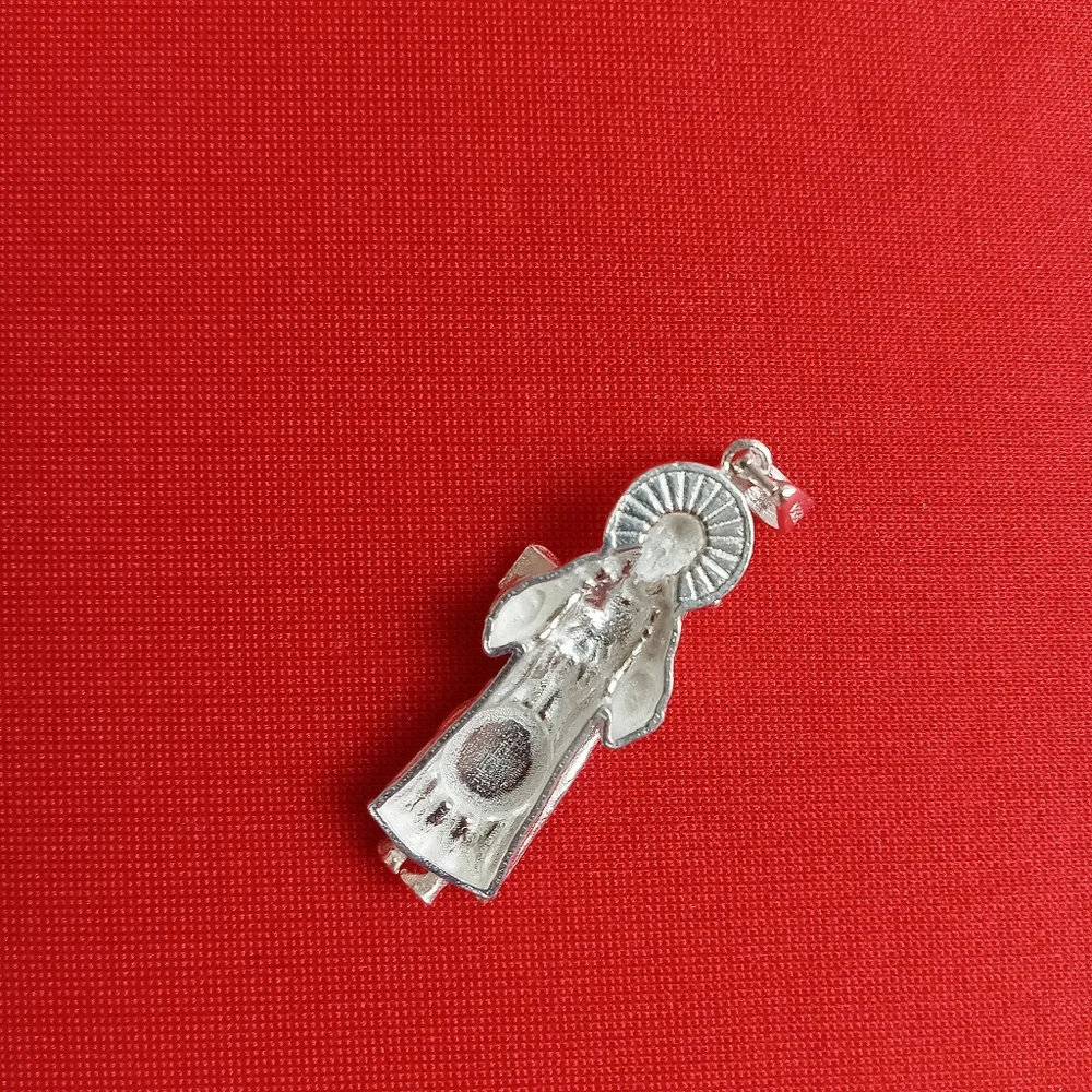 925 Sterling Silver Men's Ladies St Benedict Catholic necklace‎ pendant